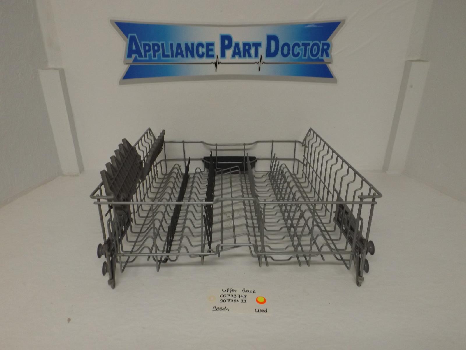Bosch Dishwasher 00773748 00775433 Upper Rack Used Bosch Dishwasher 00773748 00775433 Upper Rack Used